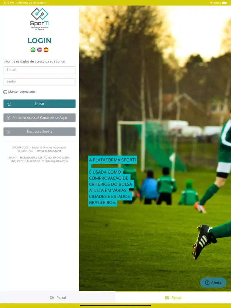 ภาพหน้าจอของ Supremo Arbitragem e Eventos iPad 