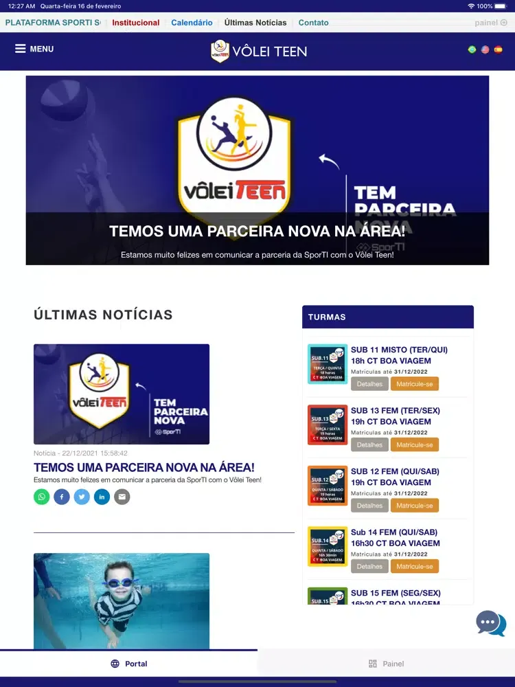Capturas de pantalla de Vôlei Teen iPad 