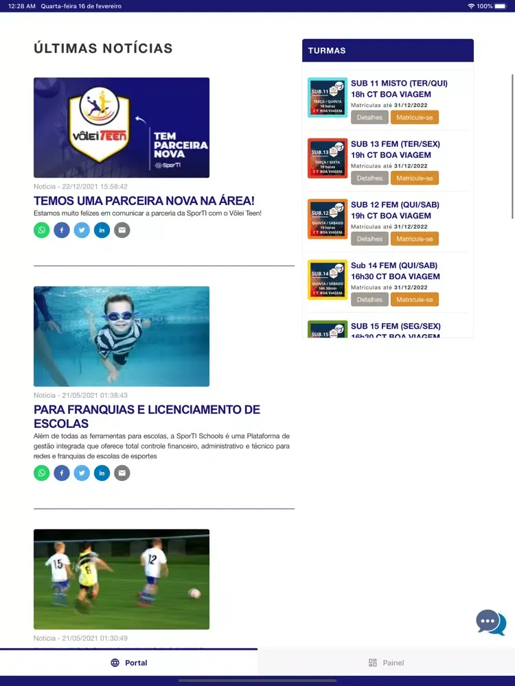 Capturas de pantalla de Vôlei Teen iPad 