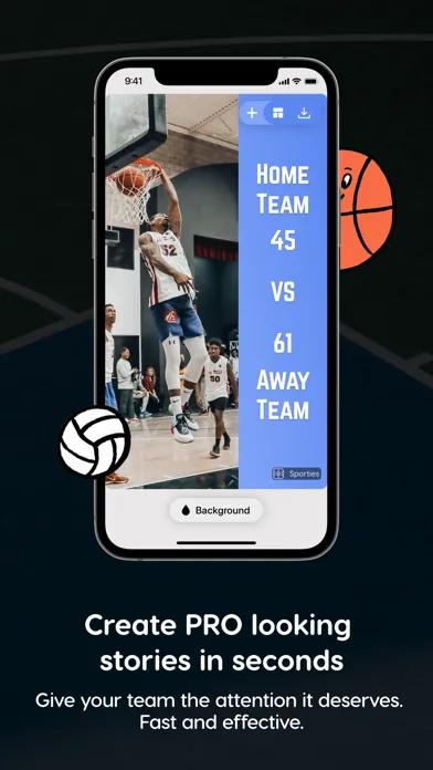 Sporties – Sport Story Maker應用截圖