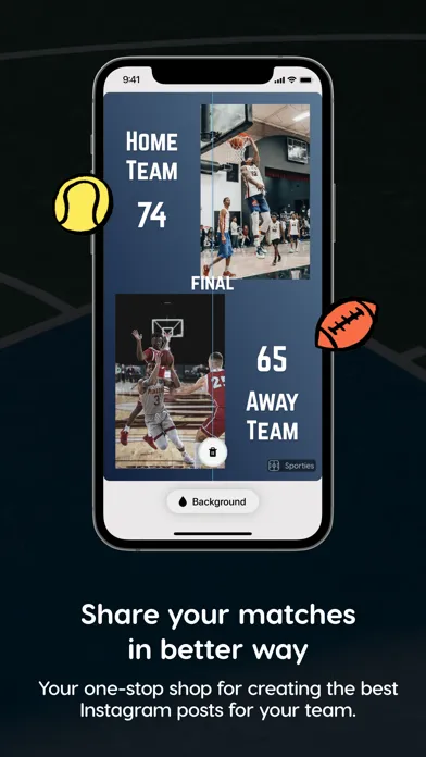 Sporties – Sport Story Maker應用截圖