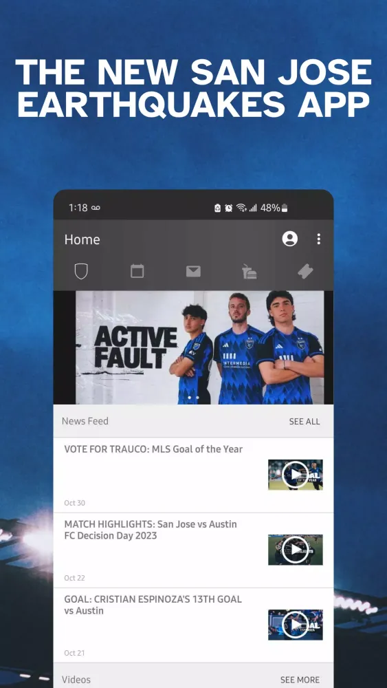 San Jose Earthquakes Ekran Görüntüleri