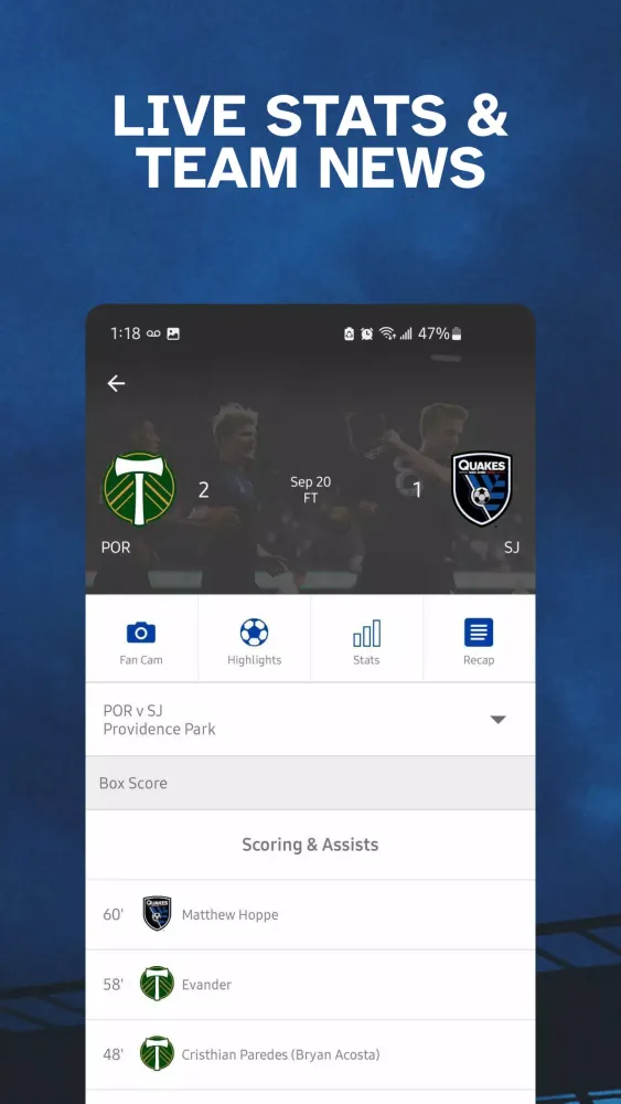 San Jose Earthquakes Ekran Görüntüleri