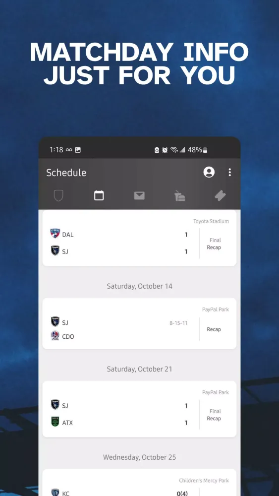 San Jose Earthquakes Ekran Görüntüleri