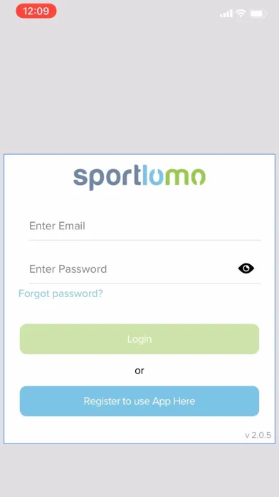 Capturas de tela do SportLoMo Game Management