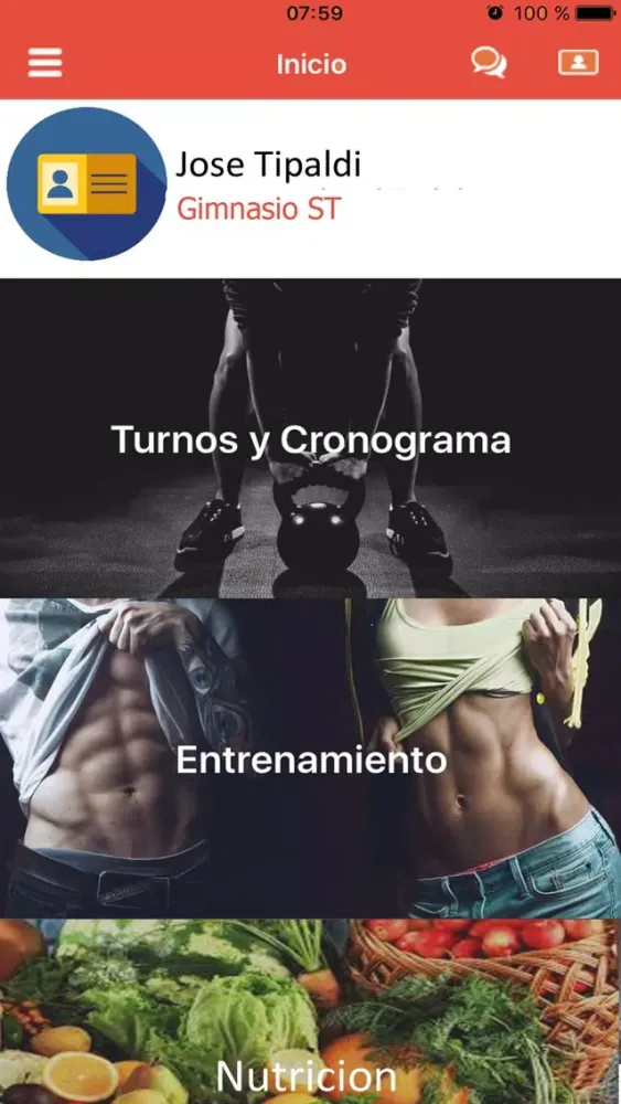 Ảnh chụp màn hình của Gimnasio ST
