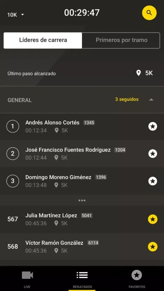 Liga 10K Screenshots