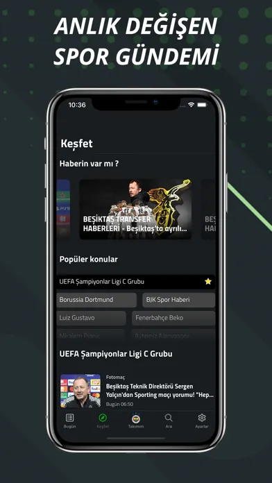 Sportmen: Canlı Skor, Haberler 스크린샷