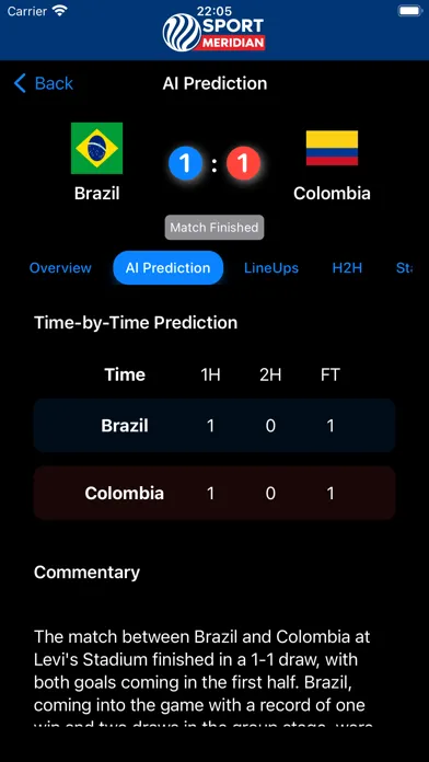 Скриншоты SportMeridian Scores & Stats