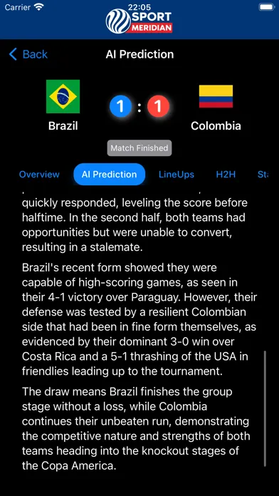 Скриншоты SportMeridian Scores & Stats