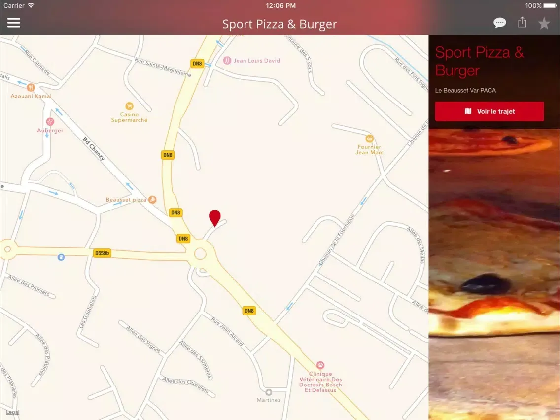 Sport Pizza & Burger Cuisson au feu de bois iPad  سکرین شاٹس