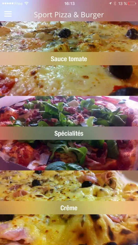 Sport Pizza & Burger Cuisson au feu de bois سکرین شاٹس