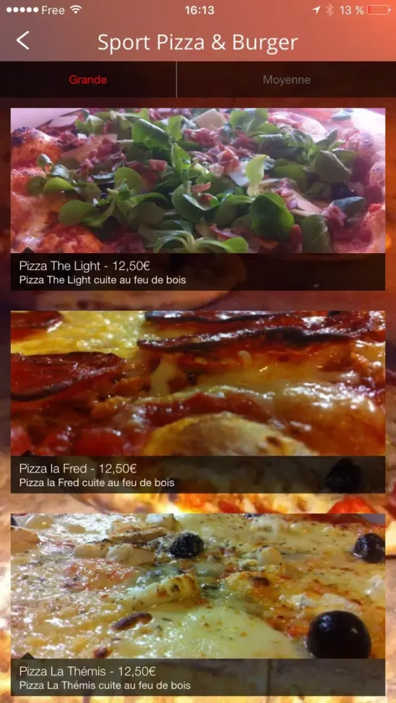 Sport Pizza & Burger Cuisson au feu de bois سکرین شاٹس