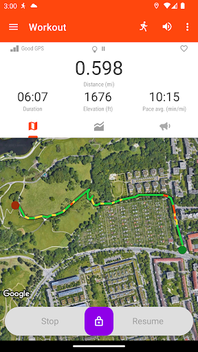 GPS Running Cycling & Fitness Screenshots2