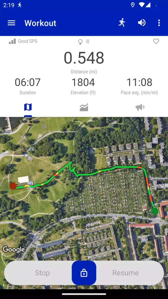 GPS Running Cycling & Fitness Screenshots