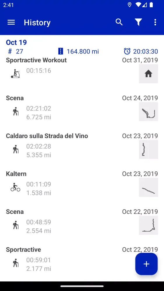 GPS Running Cycling & Fitness Screenshots