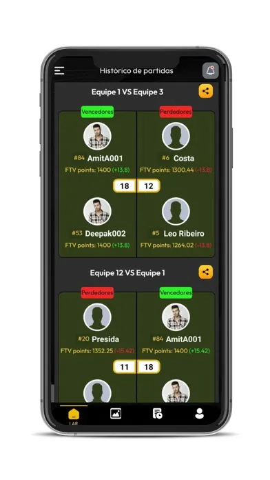 Tangkapan layar Sport Ranking FTV