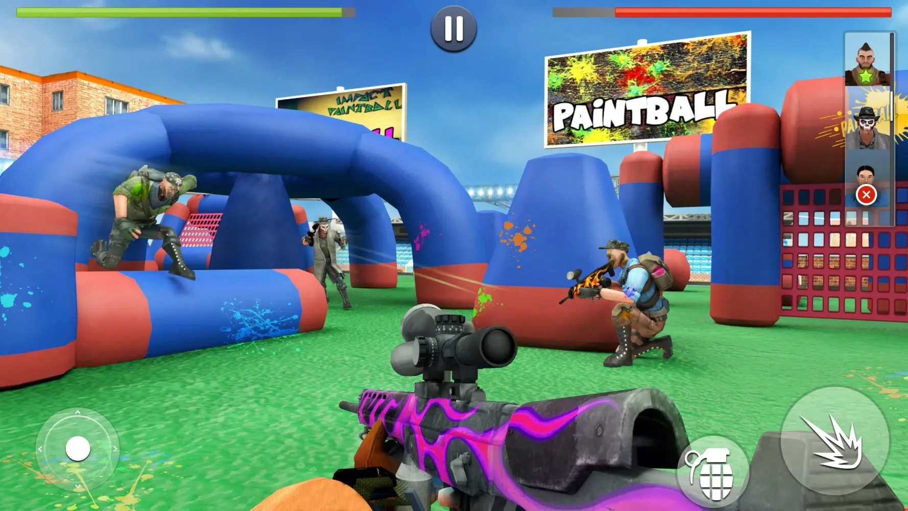 Capturas de pantalla de Paintball Shooting Games 3D