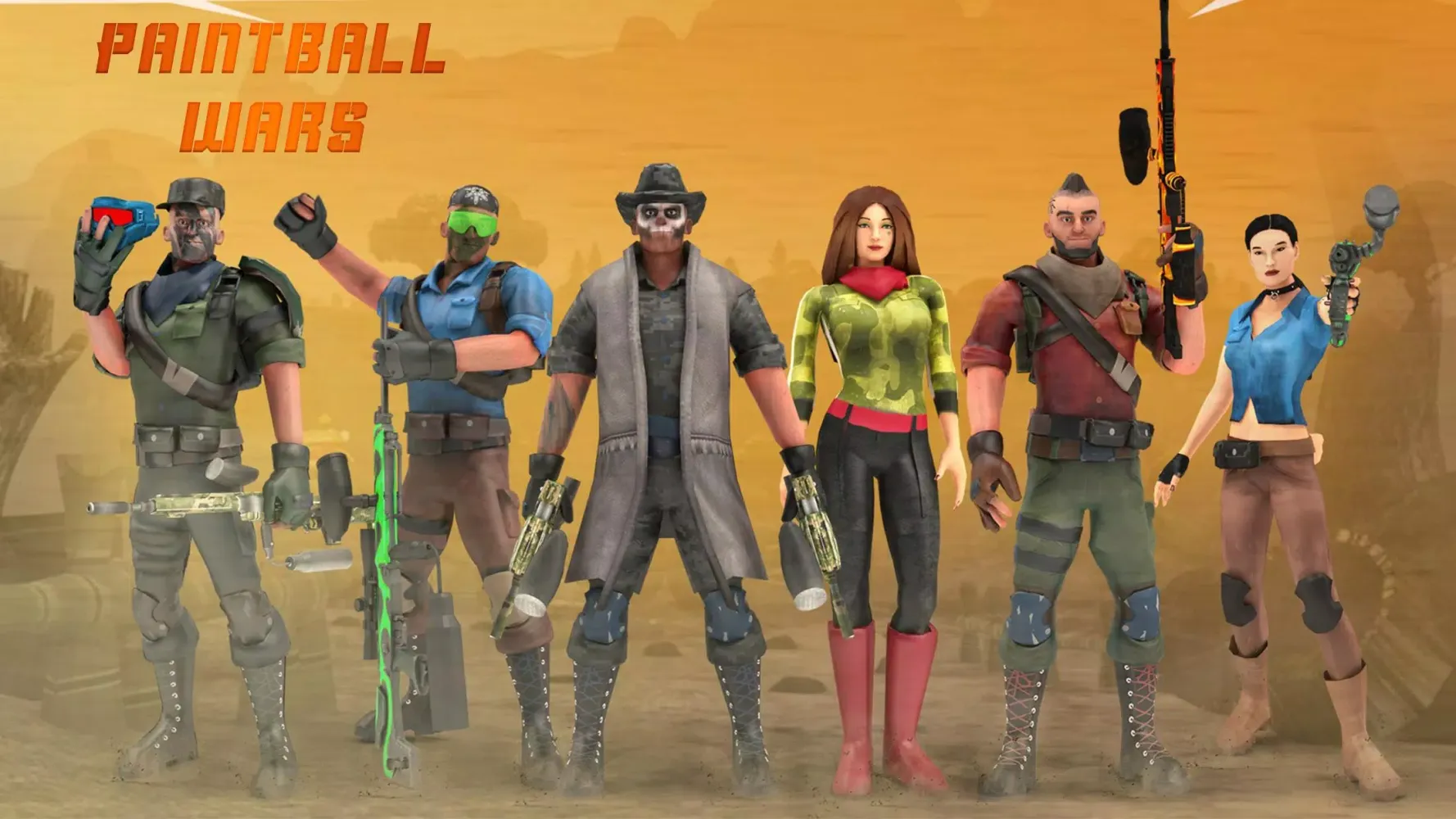 Capturas de pantalla de Paintball Shooting Games 3D
