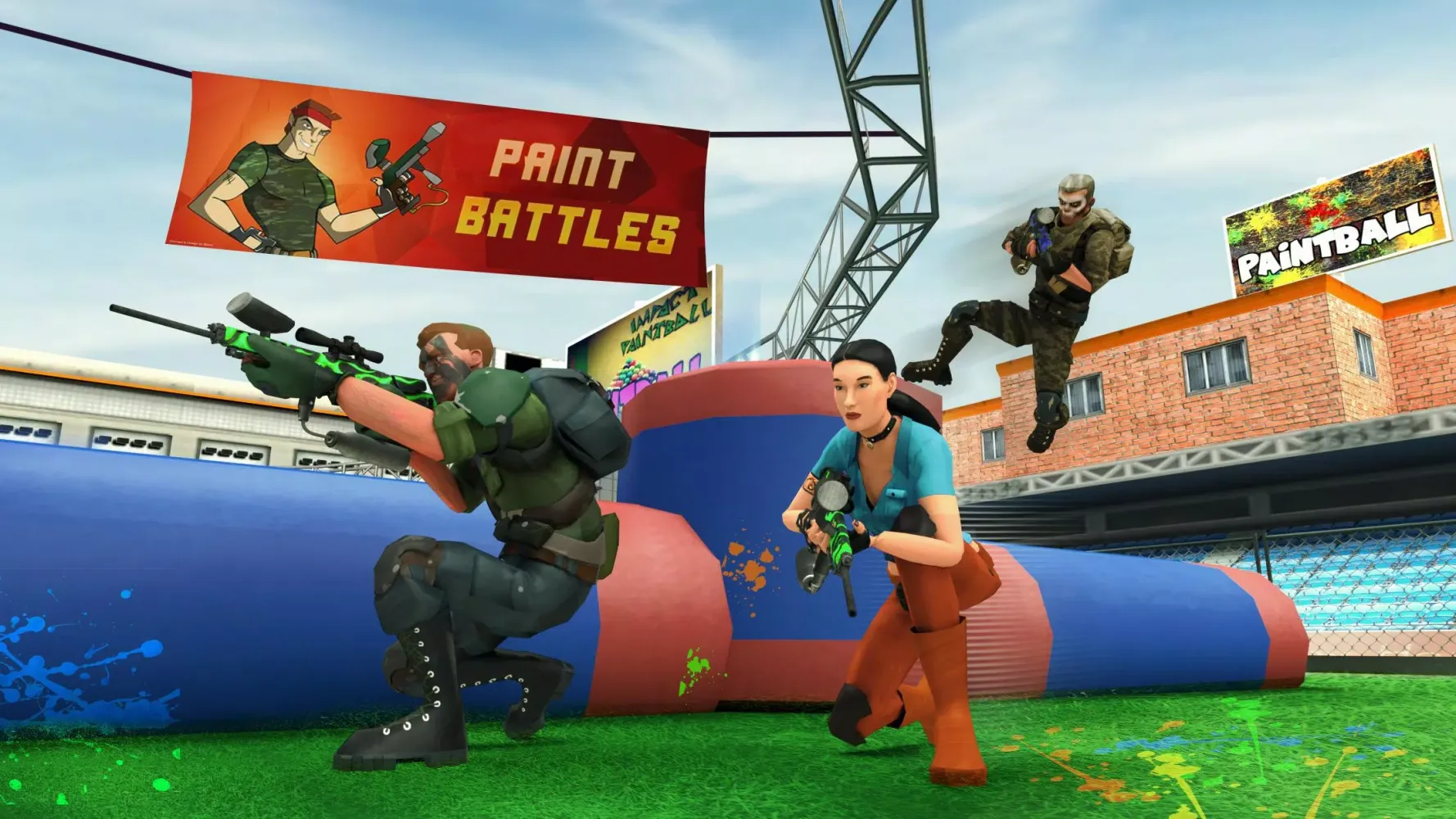 Capturas de pantalla de Paintball Shooting Games 3D