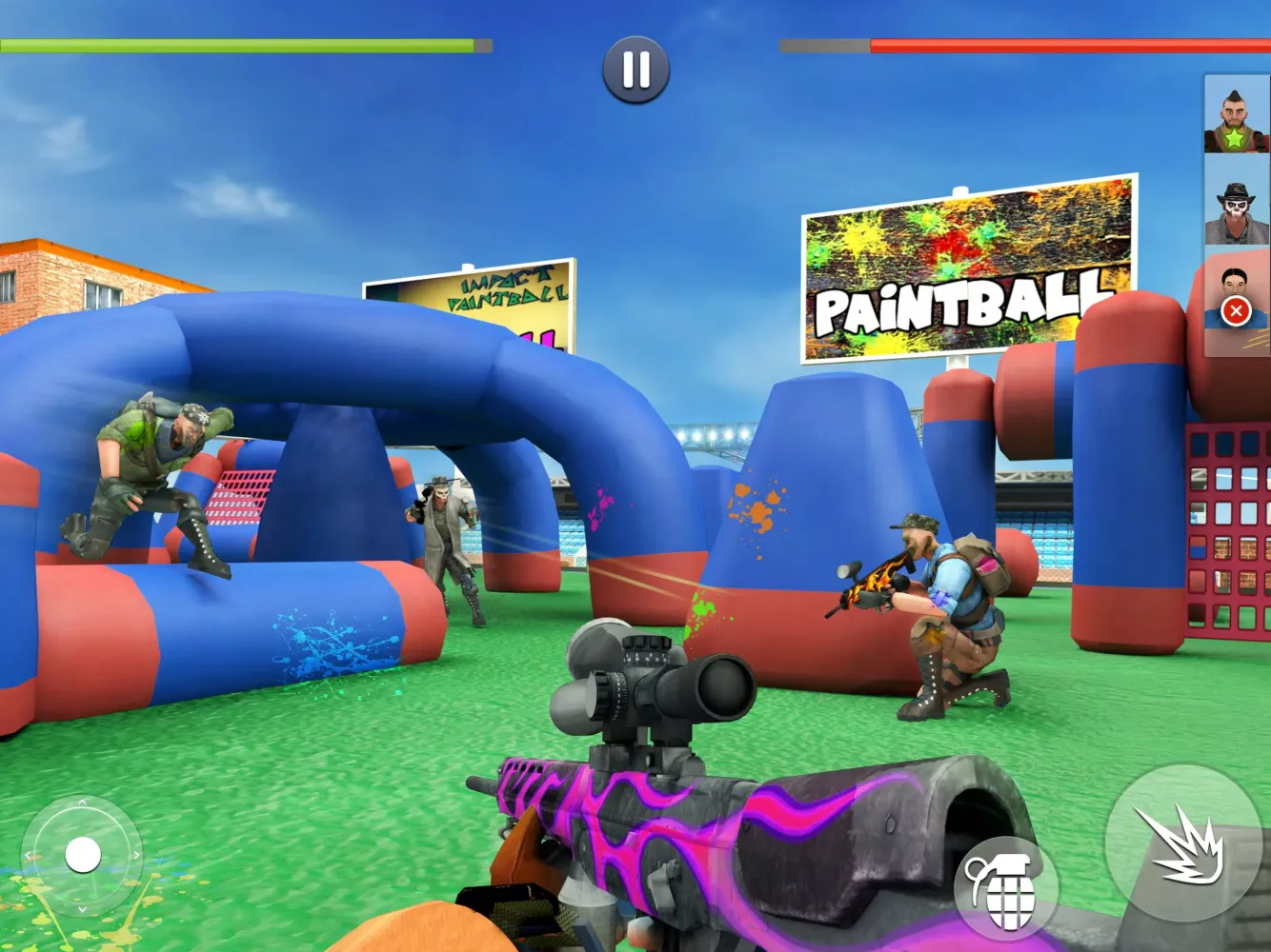Capturas de pantalla de Paintball Shooting Games 3D