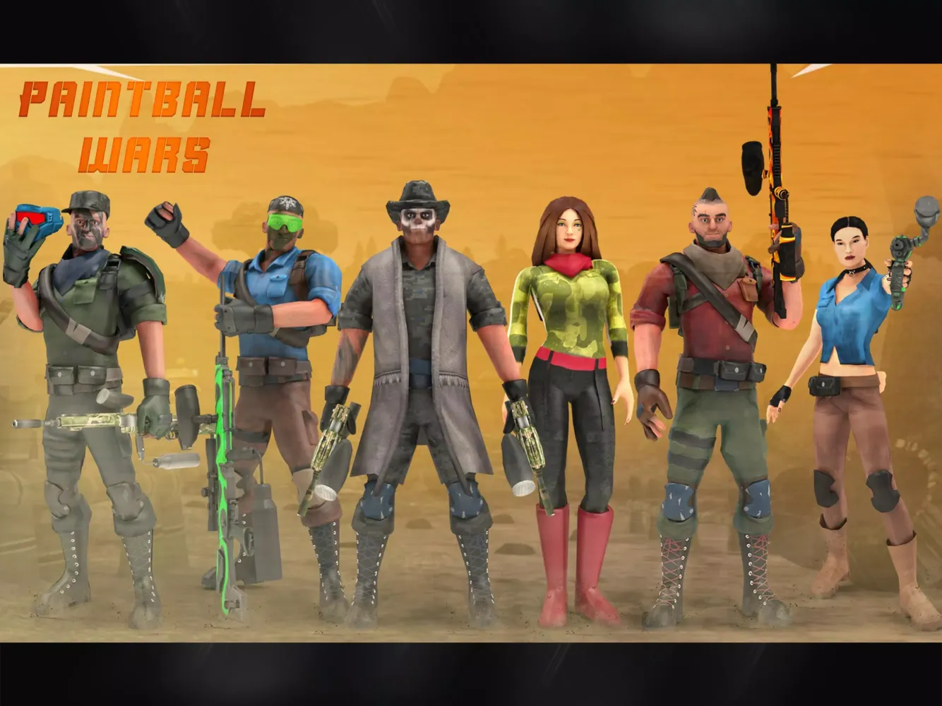 Capturas de pantalla de Paintball Shooting Games 3D