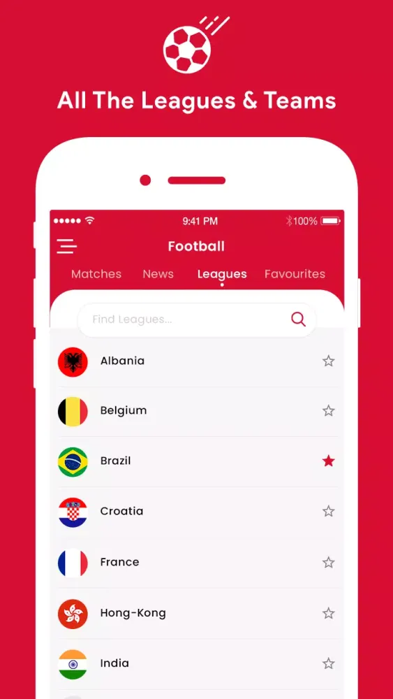 Ảnh chụp màn hình của Football Score
