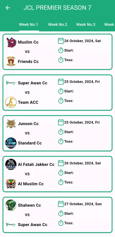 JSB SportsHub Ekran Görüntüleri