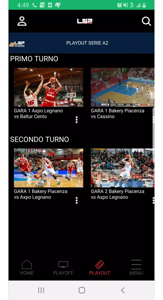 Capturas de tela do LNP Pass