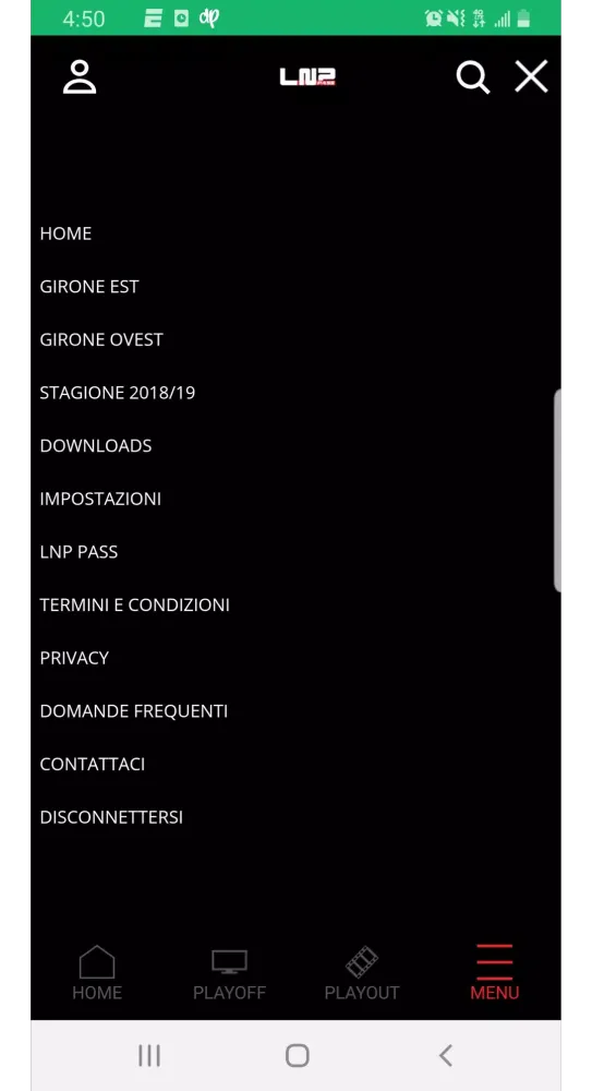 Capturas de tela do LNP Pass
