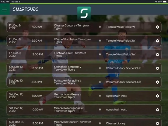 SmartSubs Soccer Coaching iPad  স্ক্রিনশট