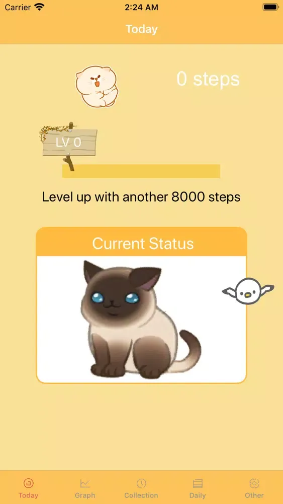 Zrzuty ekranu Catswalk:Interesting Pedometer