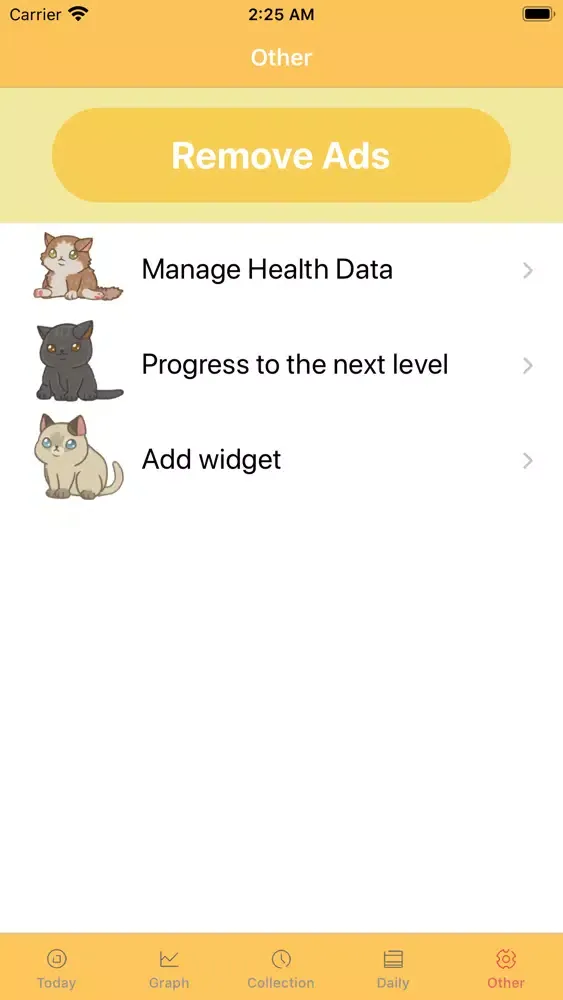 Zrzuty ekranu Catswalk:Interesting Pedometer