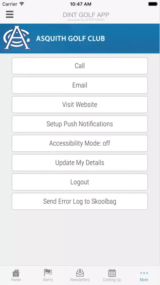 Asquith Golf Club - Sportsbag应用截图