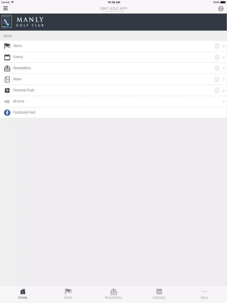 Capturas de pantalla de Manly Golf Club iPad 