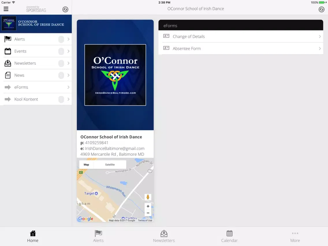 Captures d'écran de OConnor School of Irish Dance iPad 