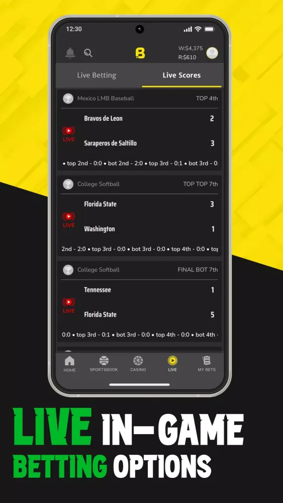 Bet On Sports Screenshots