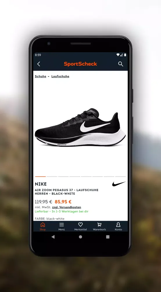 SportScheck Screenshots