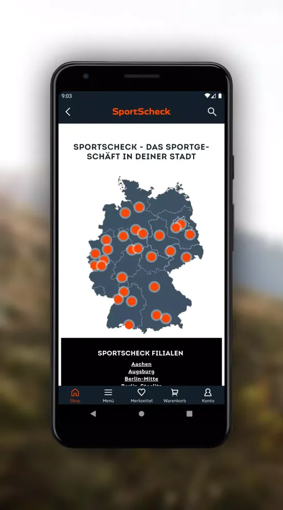 SportScheck Screenshots
