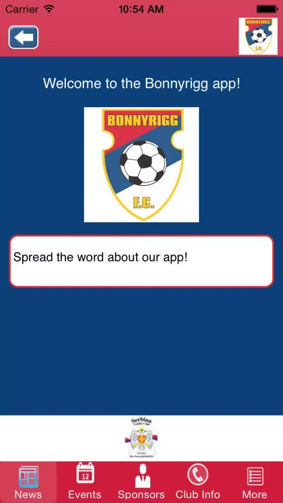 Capturas de pantalla de Bonnyrigg Football Club