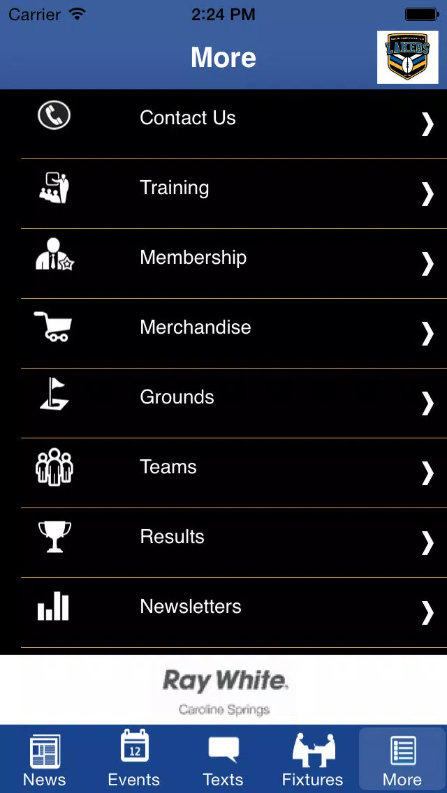 Caroline Springs Football Club Screenshots