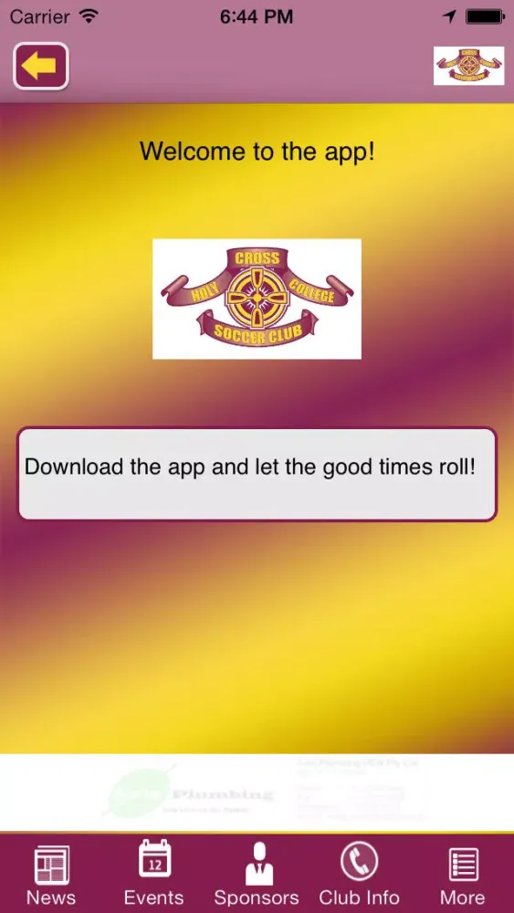 Holy Cross College Soccer Club应用截图