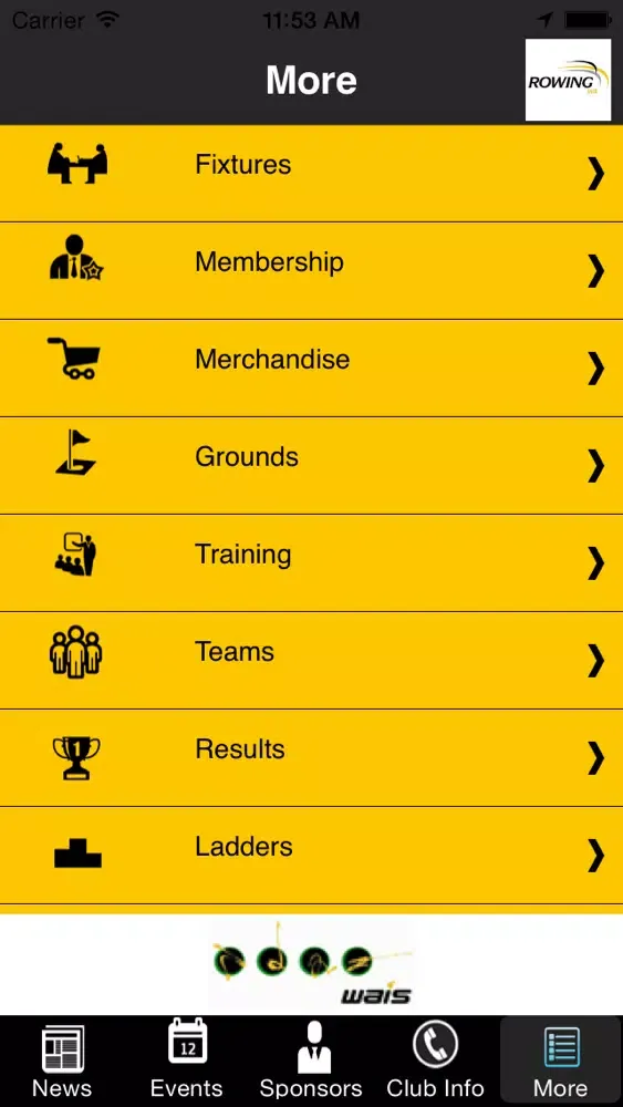 Rowing WA Screenshots
