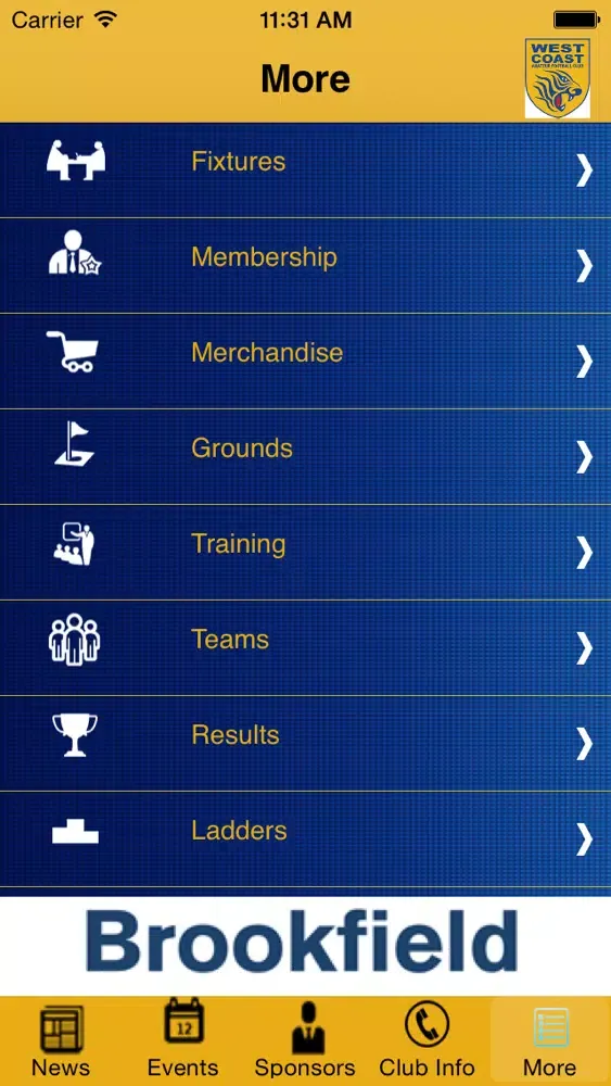 تصاویر West Coast Amateur Football Club