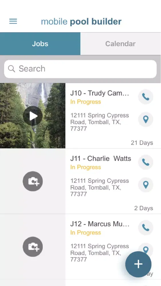 Mobile Pool Builder Screenshots
