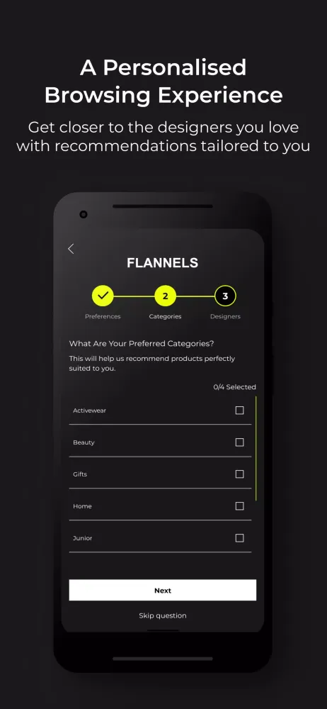 Flannels Screenshots