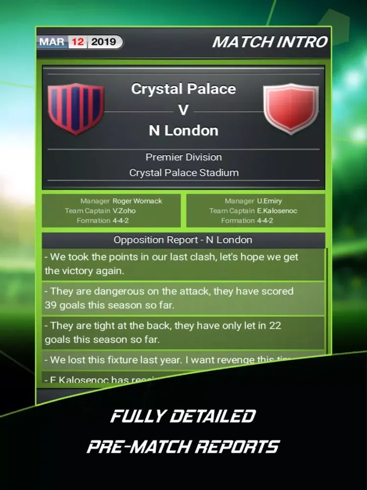 Football Director 2019 iPad  Ekran Görüntüleri