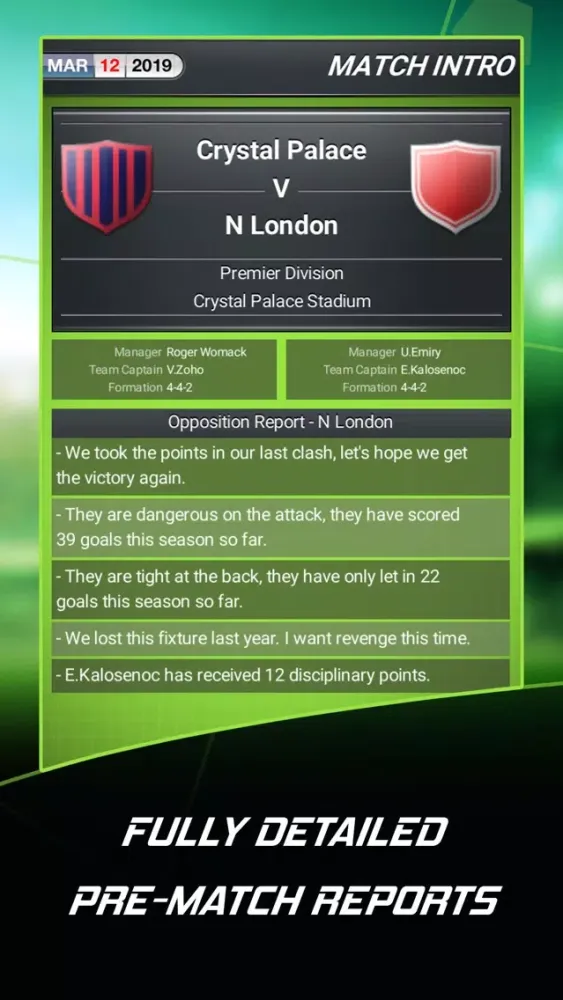 Football Director 2019 Ekran Görüntüleri