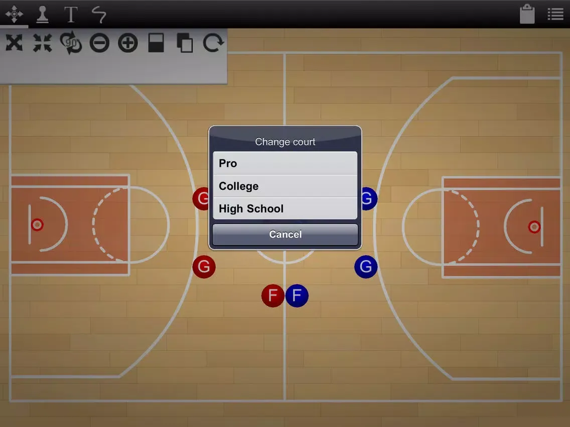 ภาพหน้าจอของ Basketball Dood iPad 