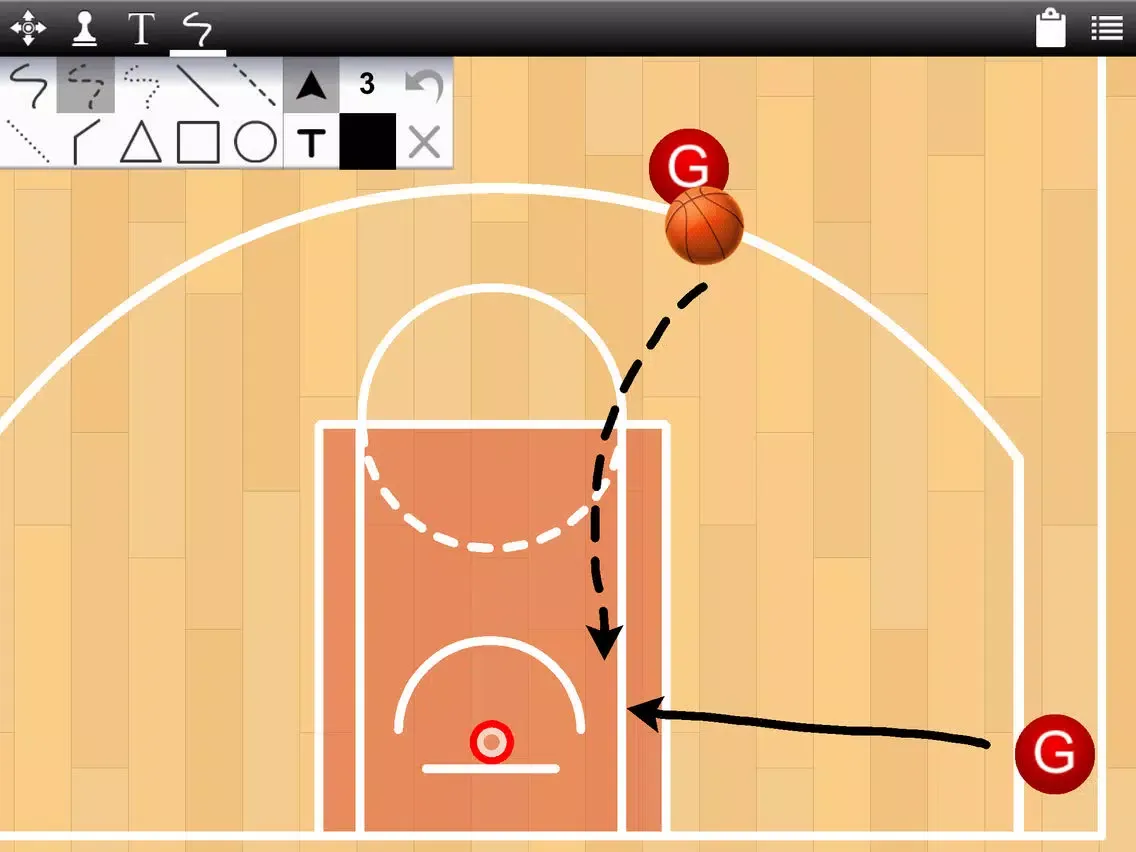 ภาพหน้าจอของ Basketball Dood iPad 